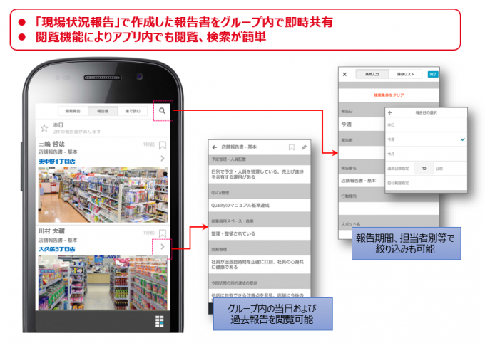 ラウンダー業務をスマホで効率化。移動業務の有効活用でラウンダー業務をさらなる成果に繋げるSFA。