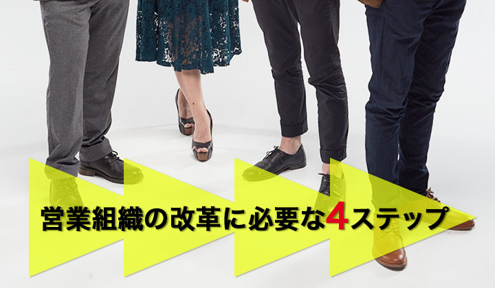 営業組織の改善に必要な4ステップ
