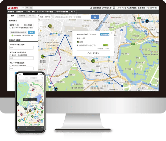 現場レベルで使いやすい実際の成果に繋がる便利機能