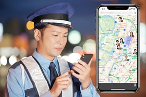 位置情報や現在の状況を地図上に表示！緊急時対応ができるメンバーを可視化