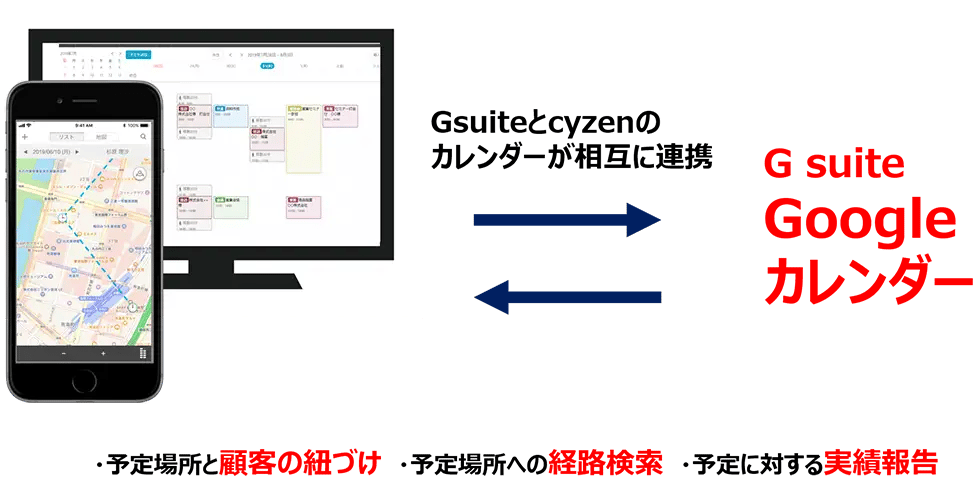 cyzenが新機能リリース！Googleカレンダーと相互連携が可能に！