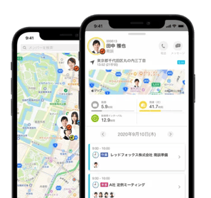 GPS位置情報表示機能