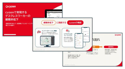 cyzenで実現するデスクレスワーカーの離職率低下 サムネイル