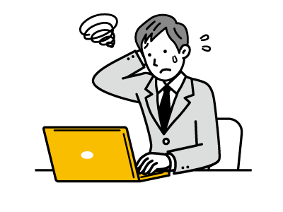 どのようにクライアントに伝えるか悩む社員