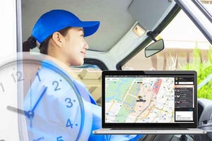GPS活用で現場の働きを「見える化」作業時間や訪問時間を把握できる