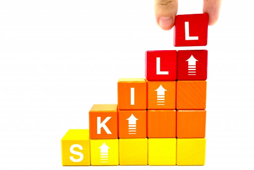 積み木のようにskillを積み上げていく様子